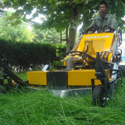 Mini skid steer loader agriculture grass cutter