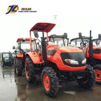 Hot Sale  China manufacture 35hp 4wd mini  farm wheel Tractor with front end loader  made in china by jiulin