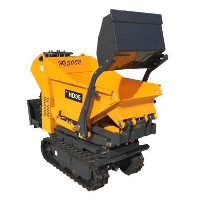 gasoline mini dumper crawler 500kg