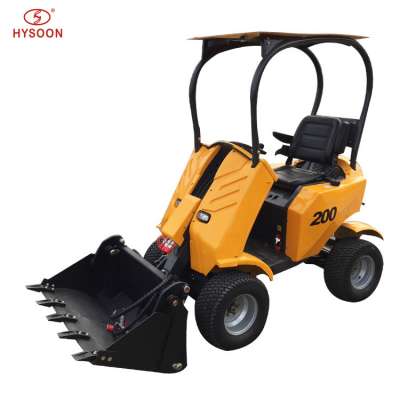 Mini farm machinery garden articulated mini wheel loader for sale