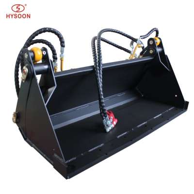 mini skid steer loader backhoe excavator 4 in 1 bucket